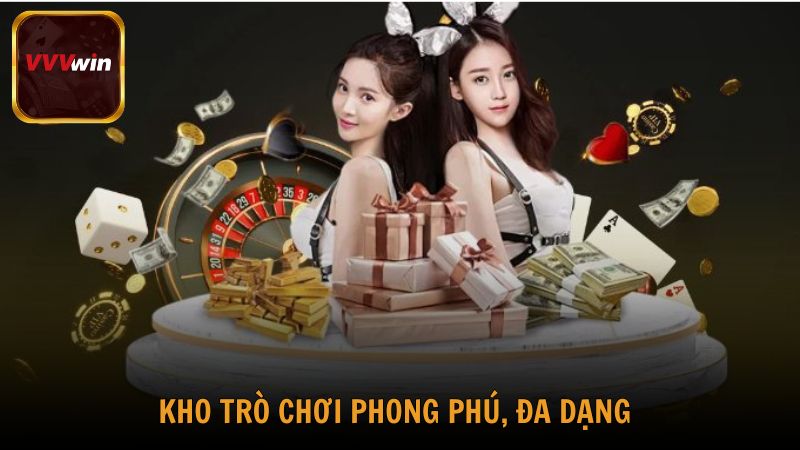 Nhà cái có kho trò chơi phong phú, đa dạng