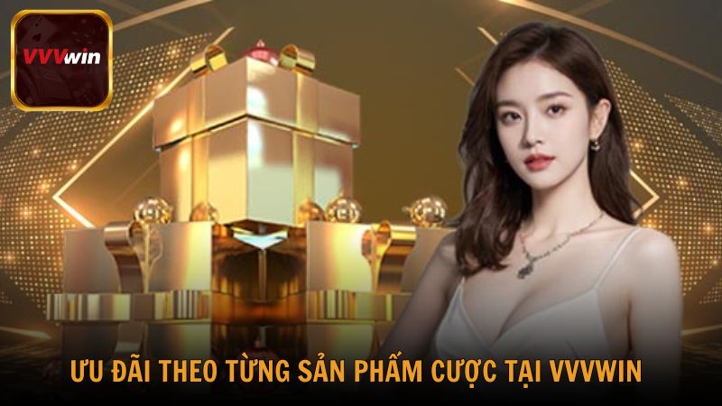 Ưu đãi theo từng sản phẩm cược tại VVVWIN