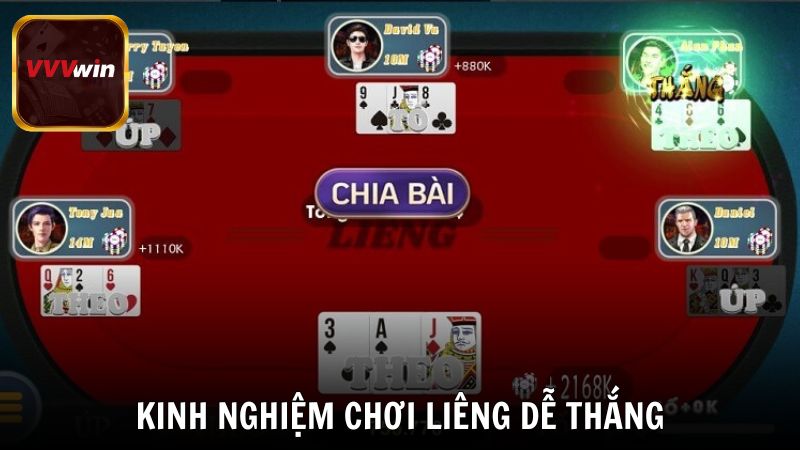 Kinh nghiệm chơi Liêng dễ thắng từ cao thủ VVVwin