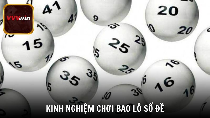 Mẹo chơi bao lô hiệu quả từ cao thủ VVVwin