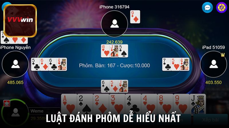Luật đánh Phỏm dễ hiểu nhất cho tân binh